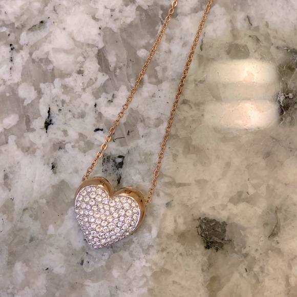 ✨FLASH SALE✨ Swarovski Rose Gold Heart Necklace - Picture 5 of 5